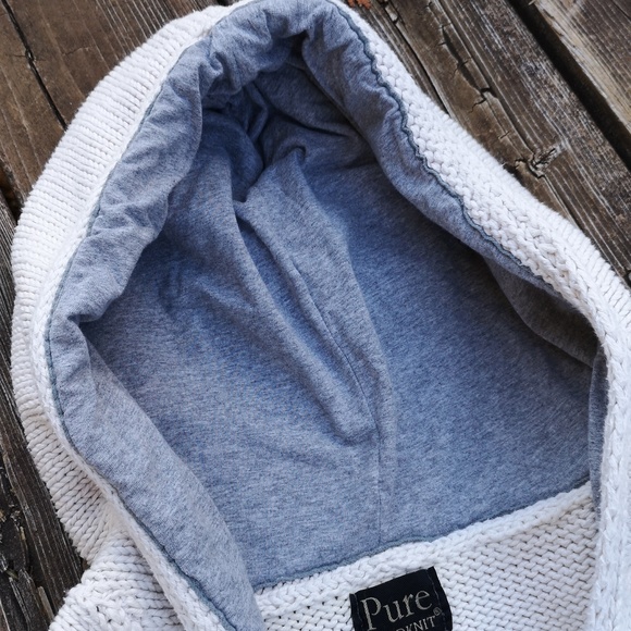 Pure Handknit sleeveless cotton sweater - Picture 3 of 14